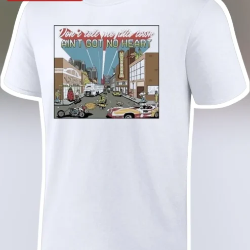 Don't Tell Me This Town Ain't Got No Heart Retro City Street Graphic Tee Small Town Pride Country Style Shirt
