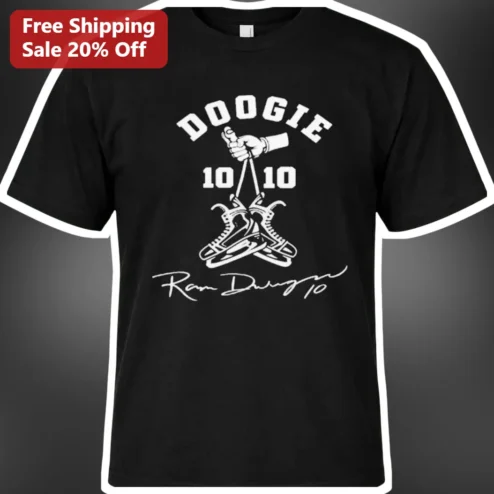 DOOGIE Tee Vintage Varsity Ice Skate Graphic T-Shirt Personalized Gift
