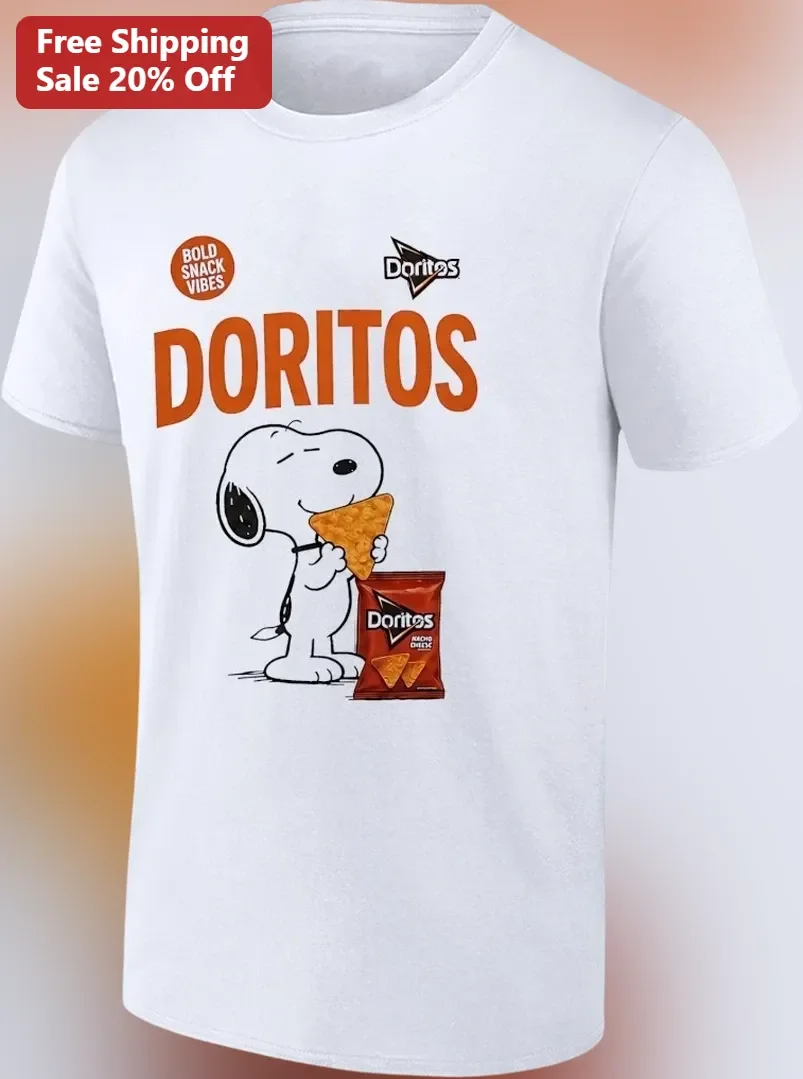 Doritos Bold Snack Vibes Snoopy Graphic Tee