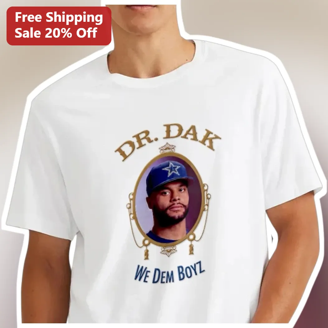 DR. DAK WE DEM BOYZ Dak Prescott Dallas Cowboys Vintage Graphic Tee