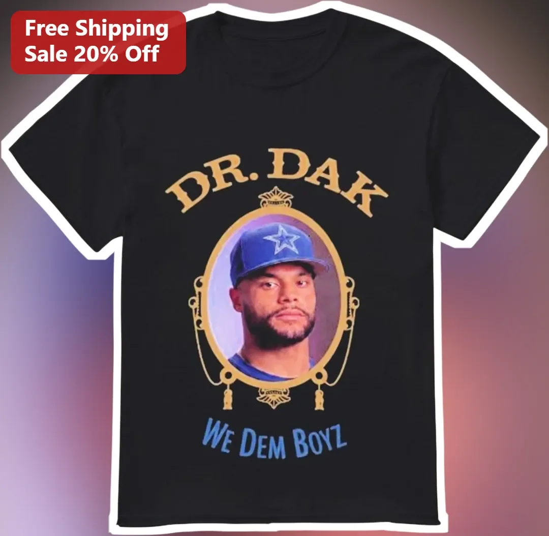 Dr. Dak We Dem Boyz Vintage Football Tee Dallas Cowboys Fan Gift