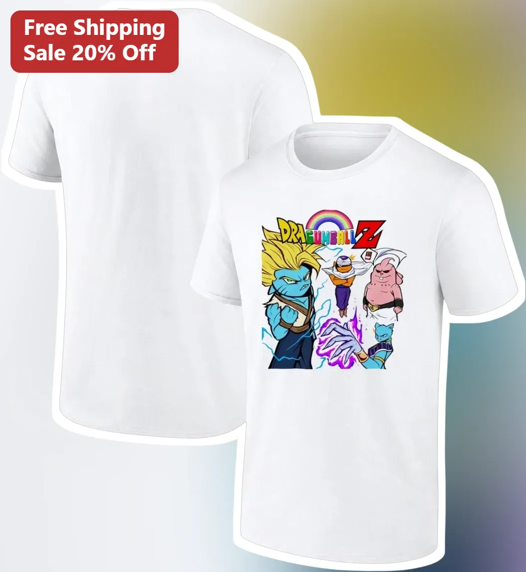 Dragon Ball Z Super Saiyan Cat Anime Graphic Tee for Men Women
