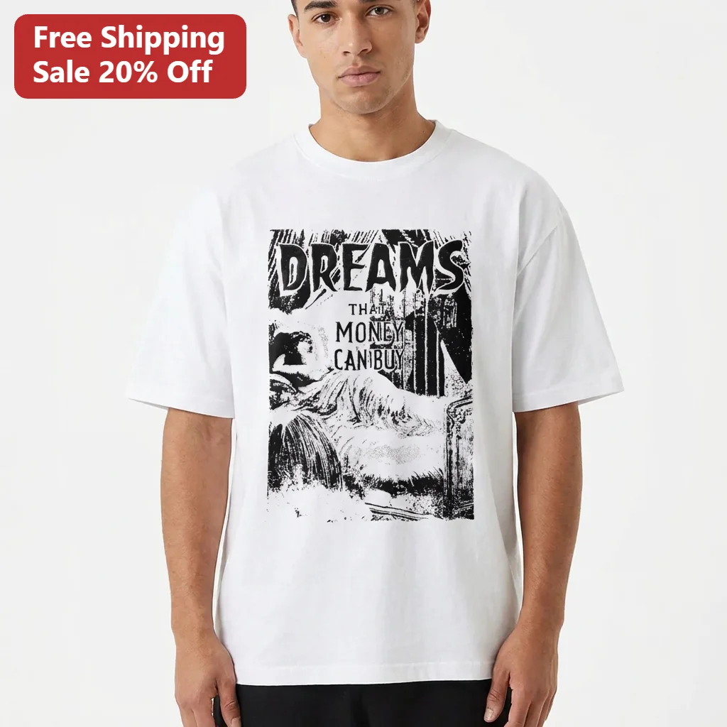 Dreams That Money Can Buy Tee, 1947 Surrealist Film Art Graphic Shirt, Vintage Gothic Streetwear Gift for Men Women