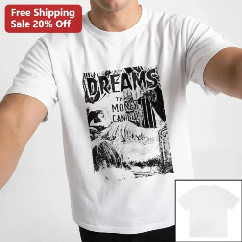Dreams That Money Can Buy Tee Surrealist 1947 Film Distressed Graphic Shirt Vintage Art Streetwear Unisex Cotton T-Shirt