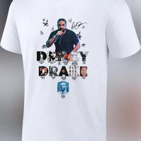 Drizzy Drake Graphic Tee Album Art Collage Hip Hop Rapper Fan Gift Shirt