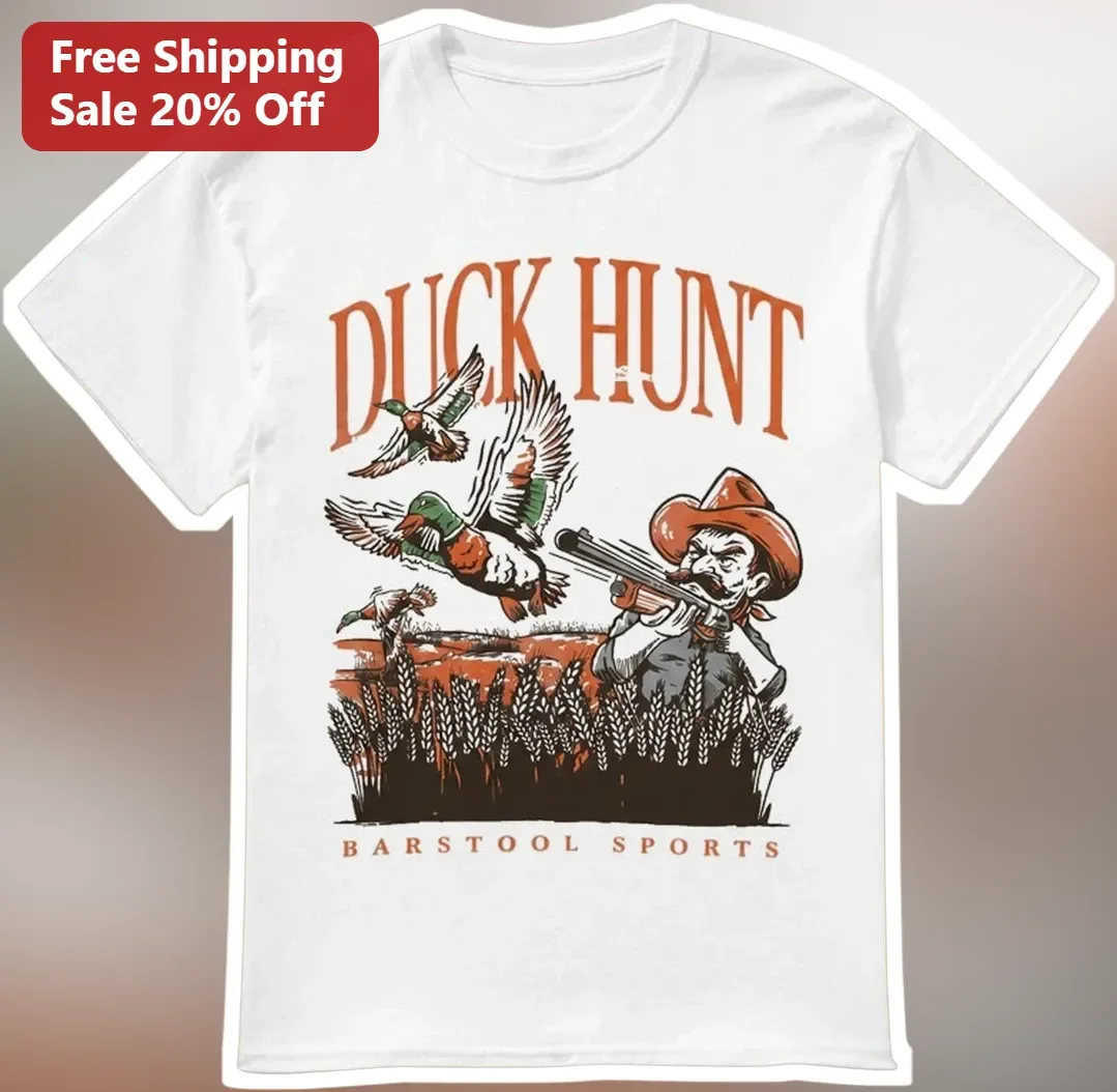 Duck Hunt Barstool Sports Vintage Hunter Graphic Tee for Men
