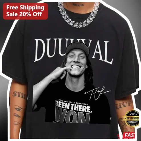 DUUUVAL Been There Won Travis Kelce Signature Graphic Tee NFL Fan Gear