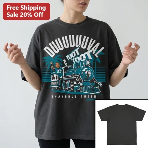 Duuuval Chant Tuten Express Bhayshul Tuten Tee for Jacksonville Jaguars Fans