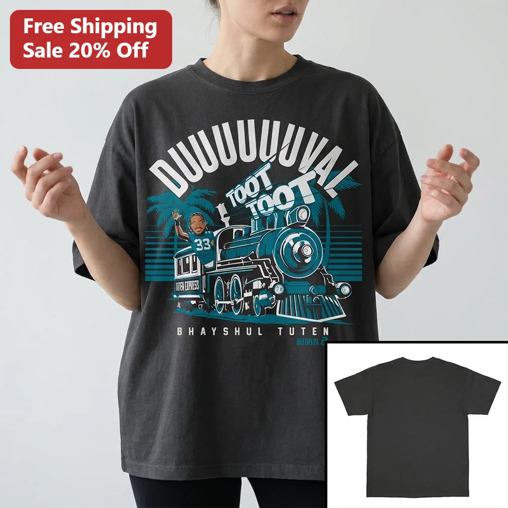 Duuuval Chant Tuten Express Bhayshul Tuten Tee for Jacksonville Jaguars Fans