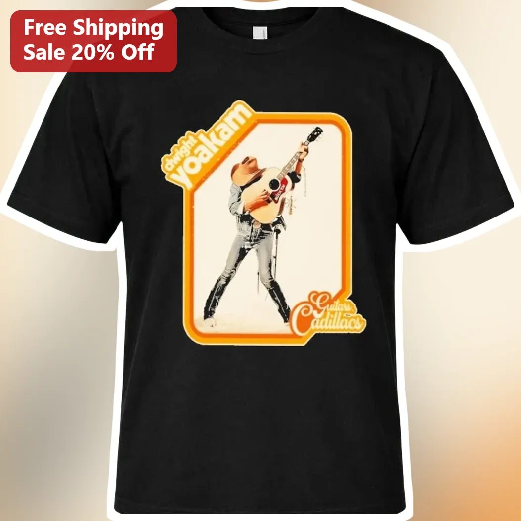 Dwight Yoakam Guitars Cadillacs Vintage Country Music Tee Retro Rockabilly Album Merch Gift for Men Women