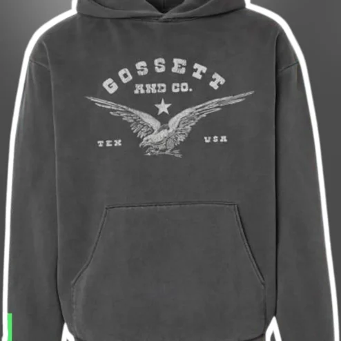 Dylan Gossett Merch Gossett And Co. Tex USA Vintage Eagle Hoodie