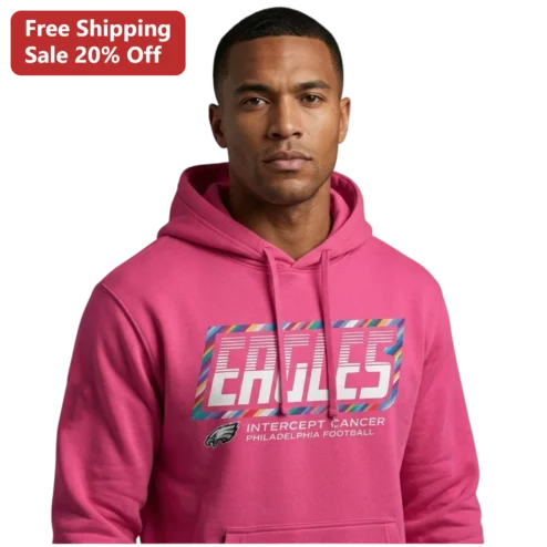 Eagles Crucial Catch Intercept Cancer Philadelphia Football Hoodie