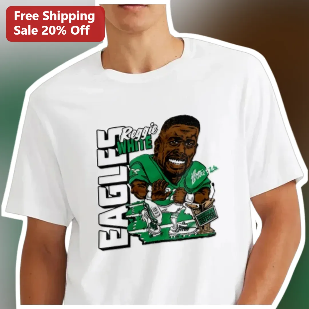 Eagles Reggie White Tee Minister of Defense Number 92 Philadelphia Eagles NFL Legend Shirt