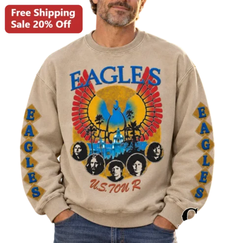 Eagles U.S. Tour Vintage Retro Band Merch Sweatshirt