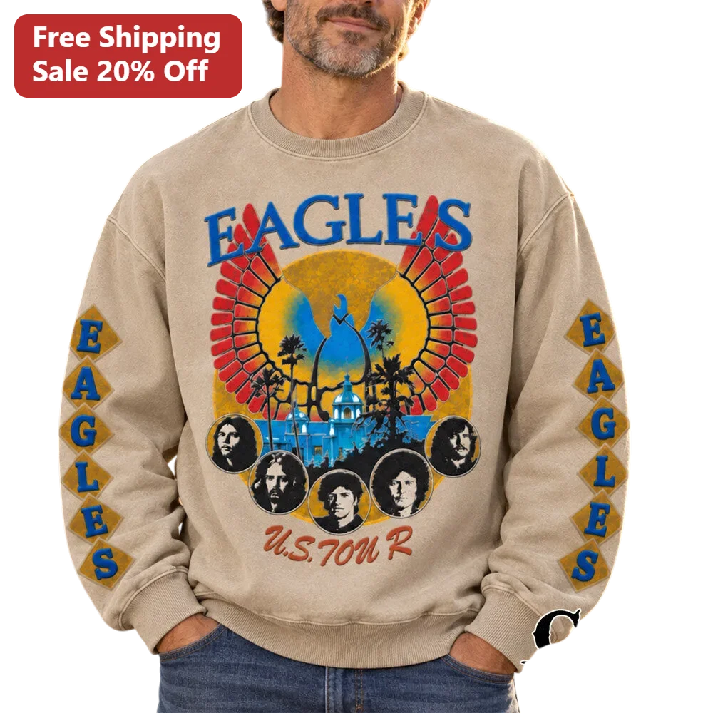Eagles U.S. Tour Vintage Retro Band Merch Sweatshirt