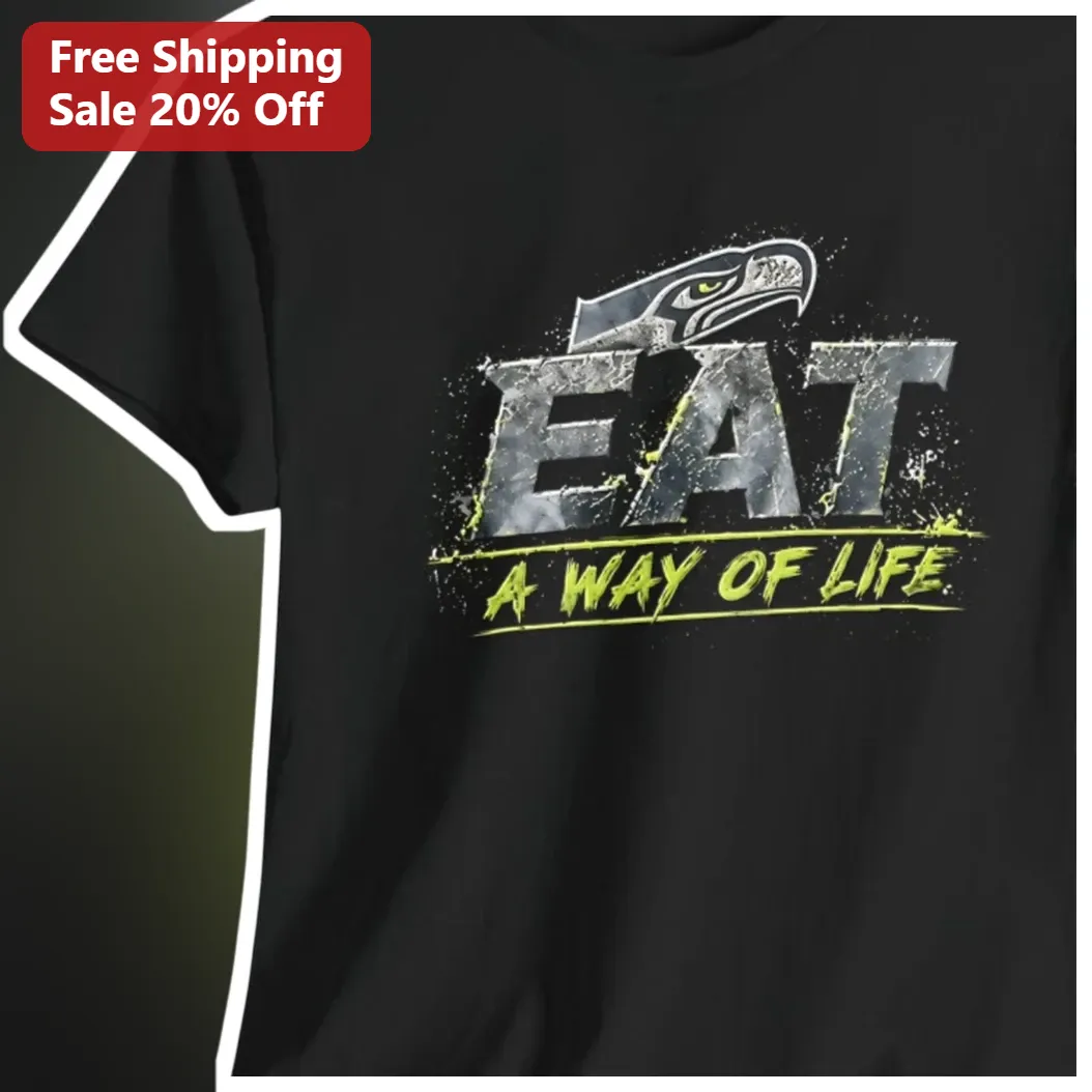 Eat A Way Of Life Tee Foodie Lifestyle Graphic Shirt For Hunters Anglers Outdoor Enthusiasts