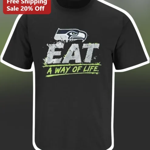 EAT A WAY OF Life Tee Funny Foodie Gift for Men Women