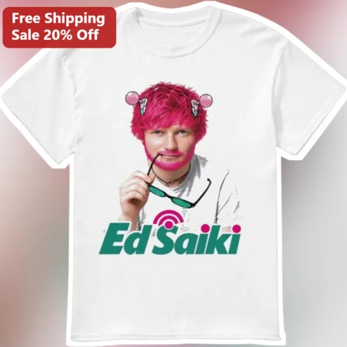 Ed Saiki Tee Ed Sheeran Kusuo Saiki Anime Crossover Graphic T-Shirt