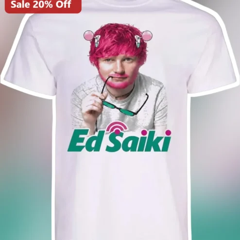 Ed Saiki Tee Ed Sheeran Kusuo Saiki Anime Mashup Graphic T-Shirt