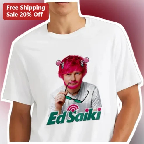 Ed Saiki Tee Kusuo Saiki Anime Graphic T-Shirt Ed Sheeran Crossover Gift