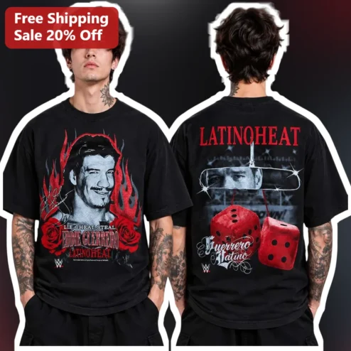 Eddie Guerrero Latino Heat Lie Cheat Steal Graphic Tee WWE Legend Tribute Shirt