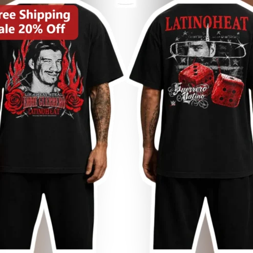 Eddie Guerrero Latino Heat Lie Cheat Steal Signature WWE Graphic Tee