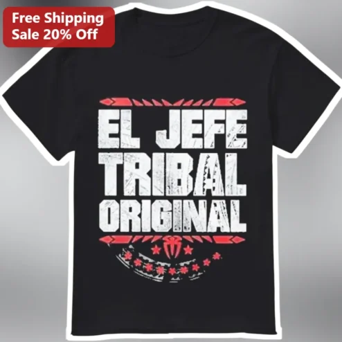 El Jefe Tribal Original Graphic Tee Urban Latin Streetwear Shirt