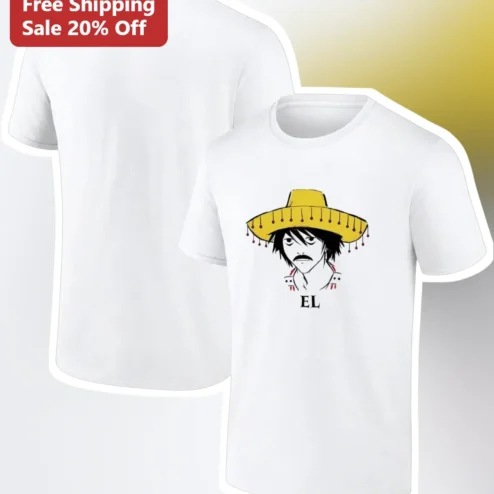 EL Tee Portgas D. Ace Anime Graphic Tee One Piece Fan Shirt