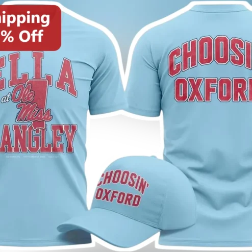 Ella Langley Choosin' Oxford Tee Ole Miss Rebels Country Music Fan Gift