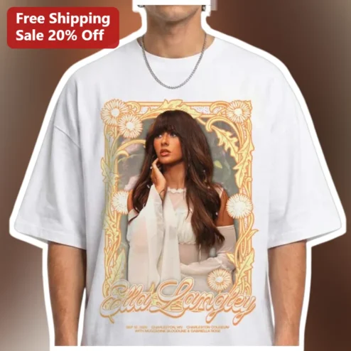 Ella Langley Sep 12 2026 Charleston WV Tour Tee, Charleston Coliseum Country Concert Shirt with Muscadine Bloodline