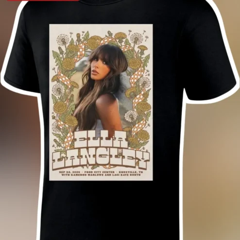 Ella Langley Tee Dandelion Tour Retro Graphic Shirt Country Music Fan Gift