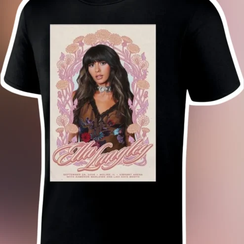 Ella Langley Tee Vintage Dandelion Tour Graphic T-Shirt Country Music Fan Gift