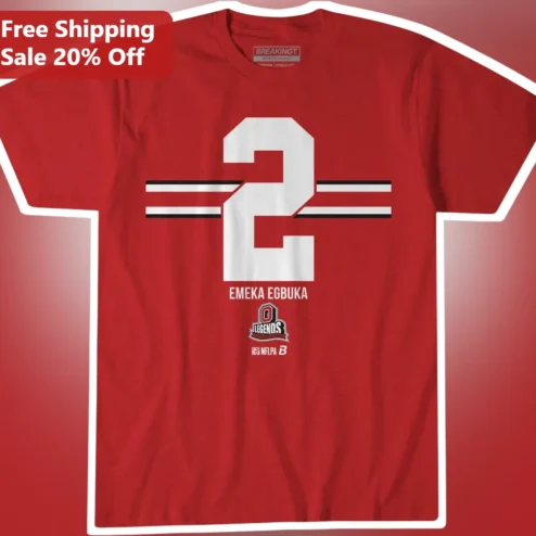 Emeka Egbuka Legends Ohio State Buckeyes Football Fan Tee