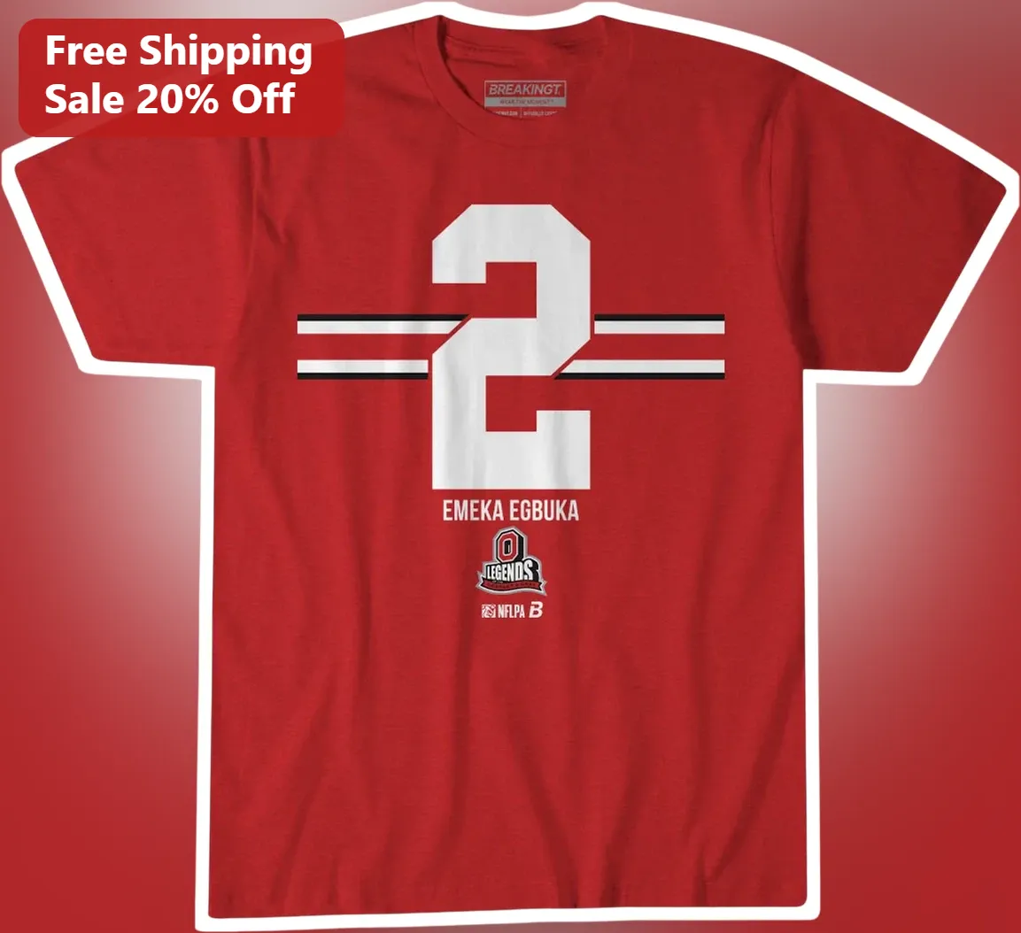 Emeka Egbuka Legends Ohio State Buckeyes Football Fan Tee