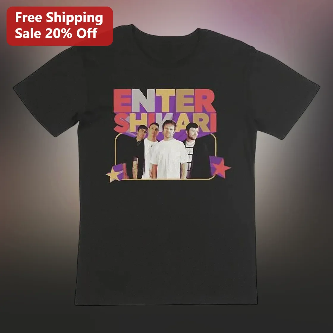 Enter Shikari Band Graphic Tee Retro Post-Hardcore Merch