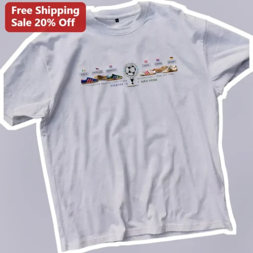 Everton Rapid Vienna Tee 1985 European Cup Winners Final Retro Football Graphic Shirt