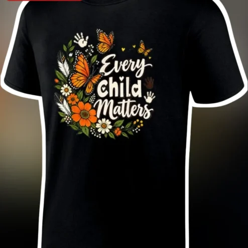 Every Child Matters Tee Orange Shirt Day Awareness Graphic T-Shirt for Teachers and Social Workers