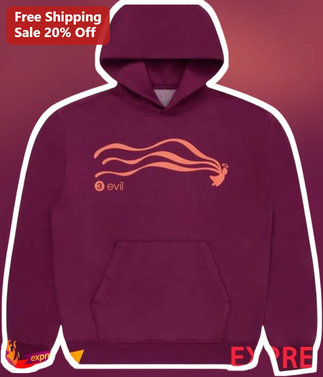 Evil Hoodie Angel Escape Meme Graphic Pullover for Gamers Streamers