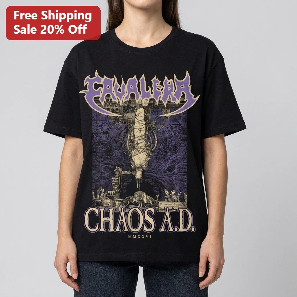 Evilerad Chaos A.D. MMXXVI Thrash Metal Graphic Tee