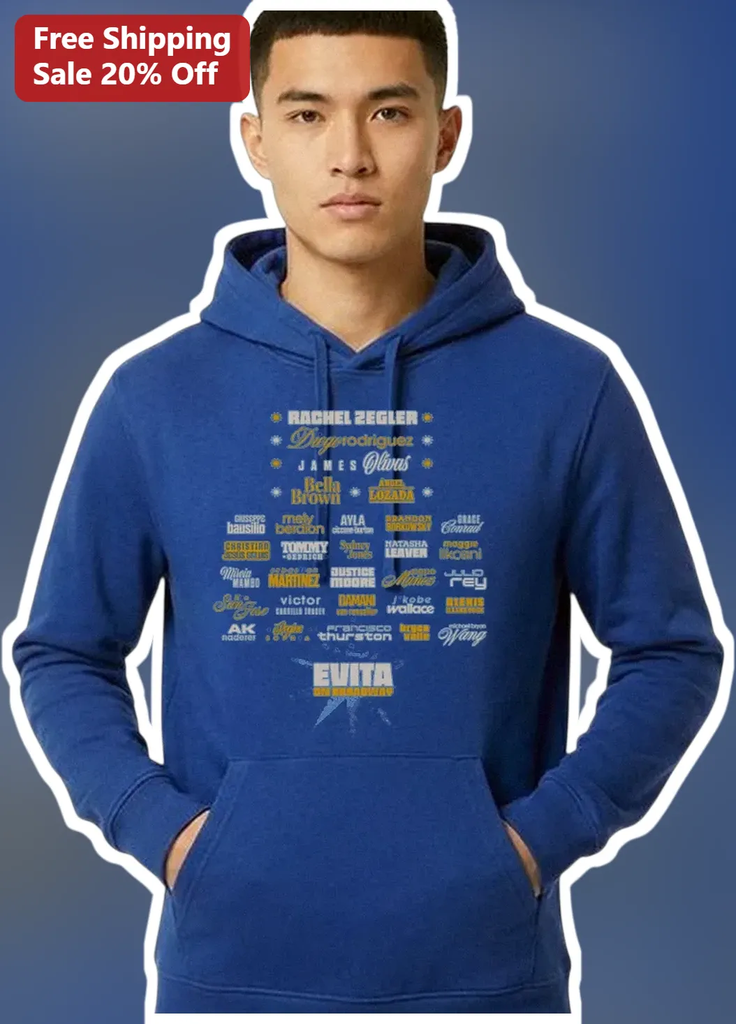 EVITA Hoodie Broadway Musical Fan Gift Unisex Sweatshirt