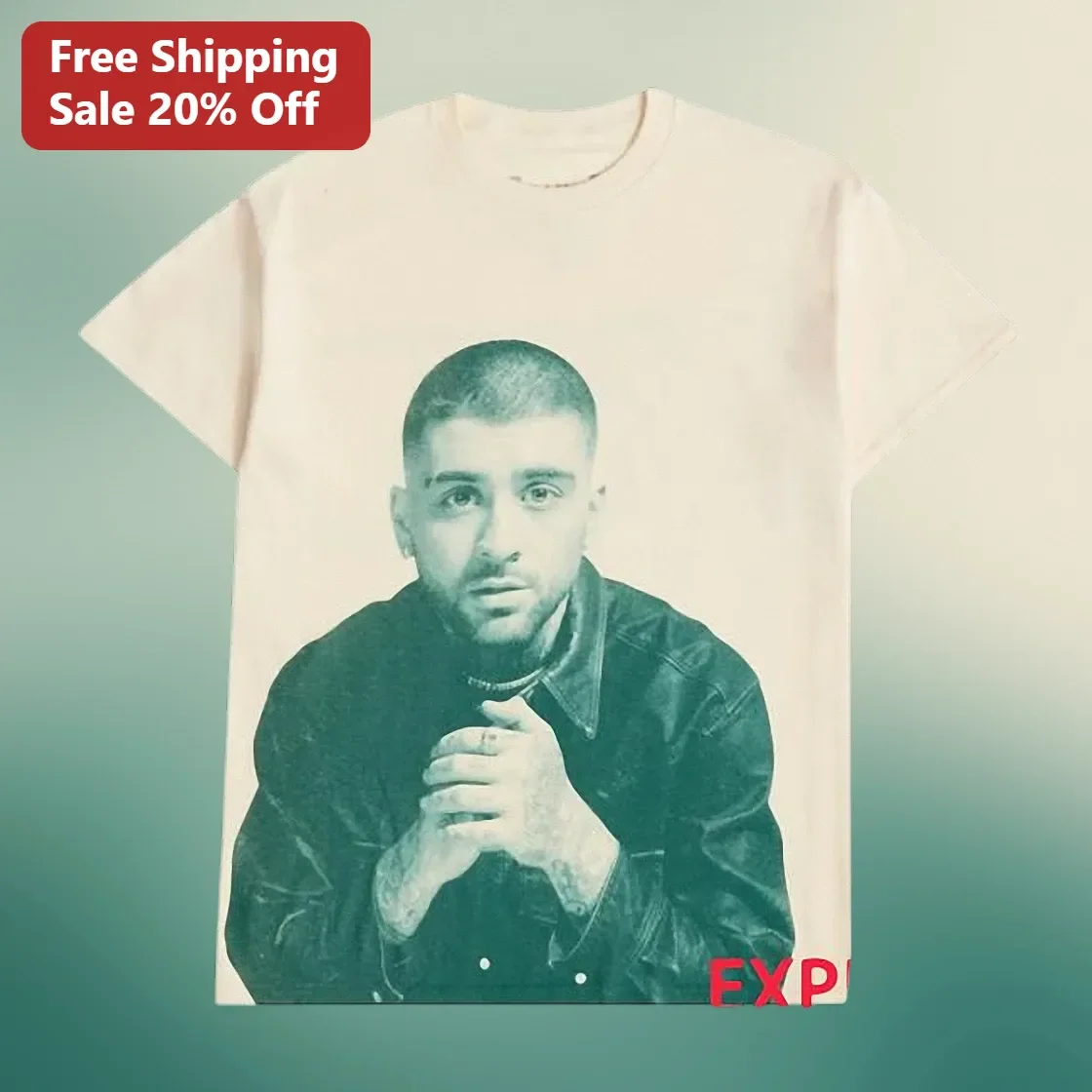 EXP Zayn Malik Vintage Band Style Graphic Tee Music Fan Gift