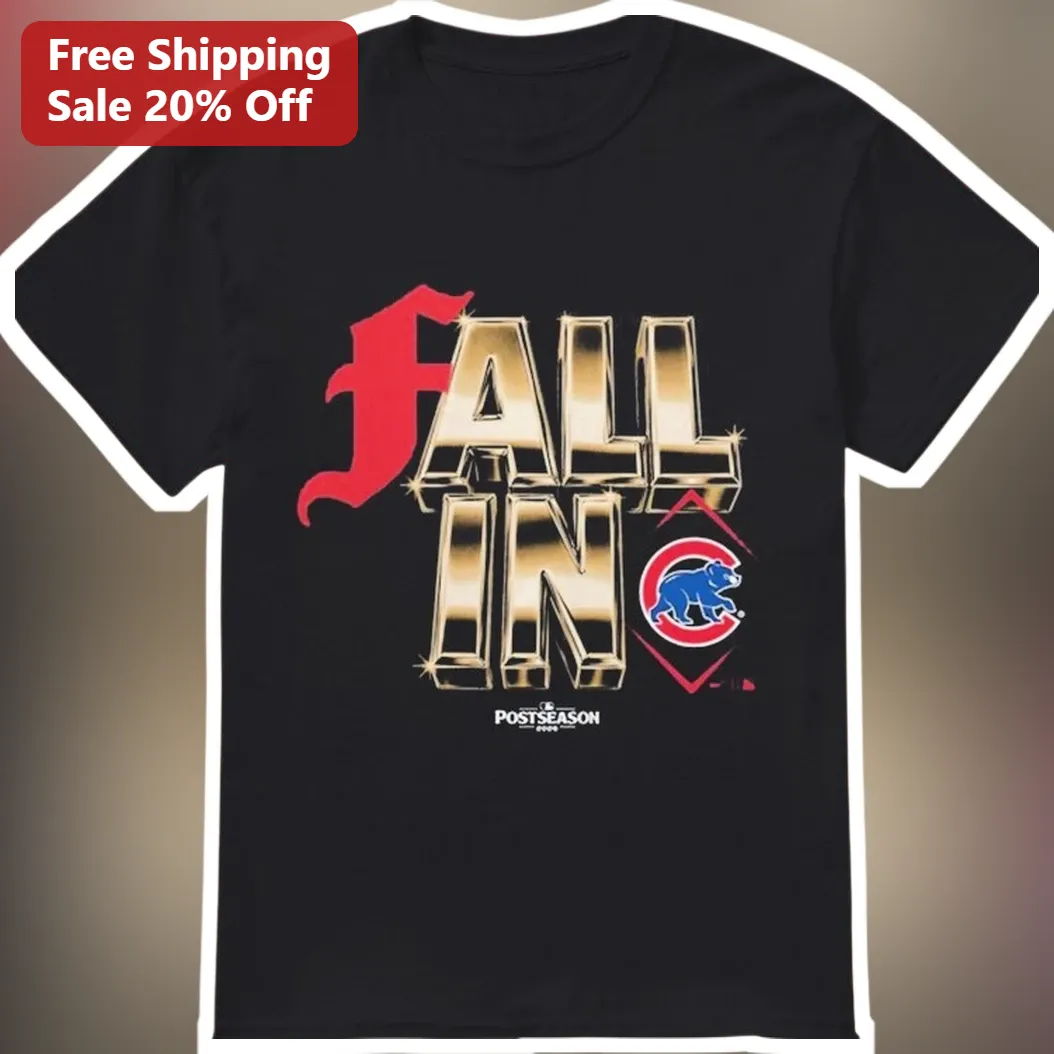 Fall In C Postseason Tee Chicago Cubs Baseball Fan Gift Apparel