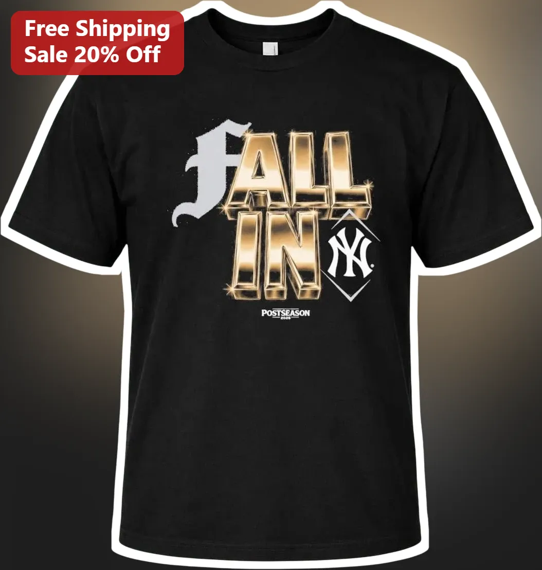 Fall In Postseason MLB Baseball Fan Tee Autumn Sports Gift