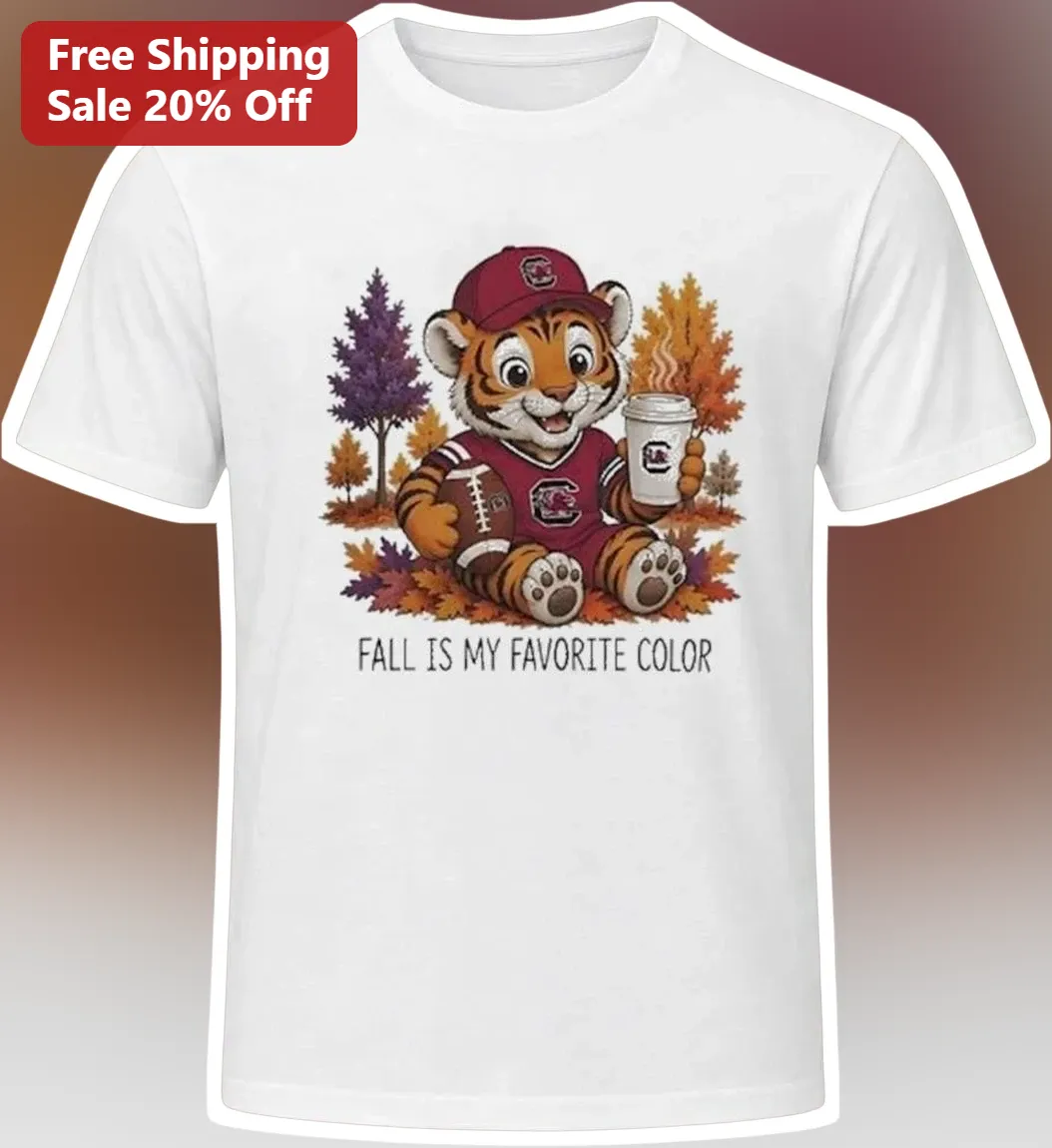 Fall Is My Favorite Color Tee Cute Autumn Lover Graphic Shirt For Women Men