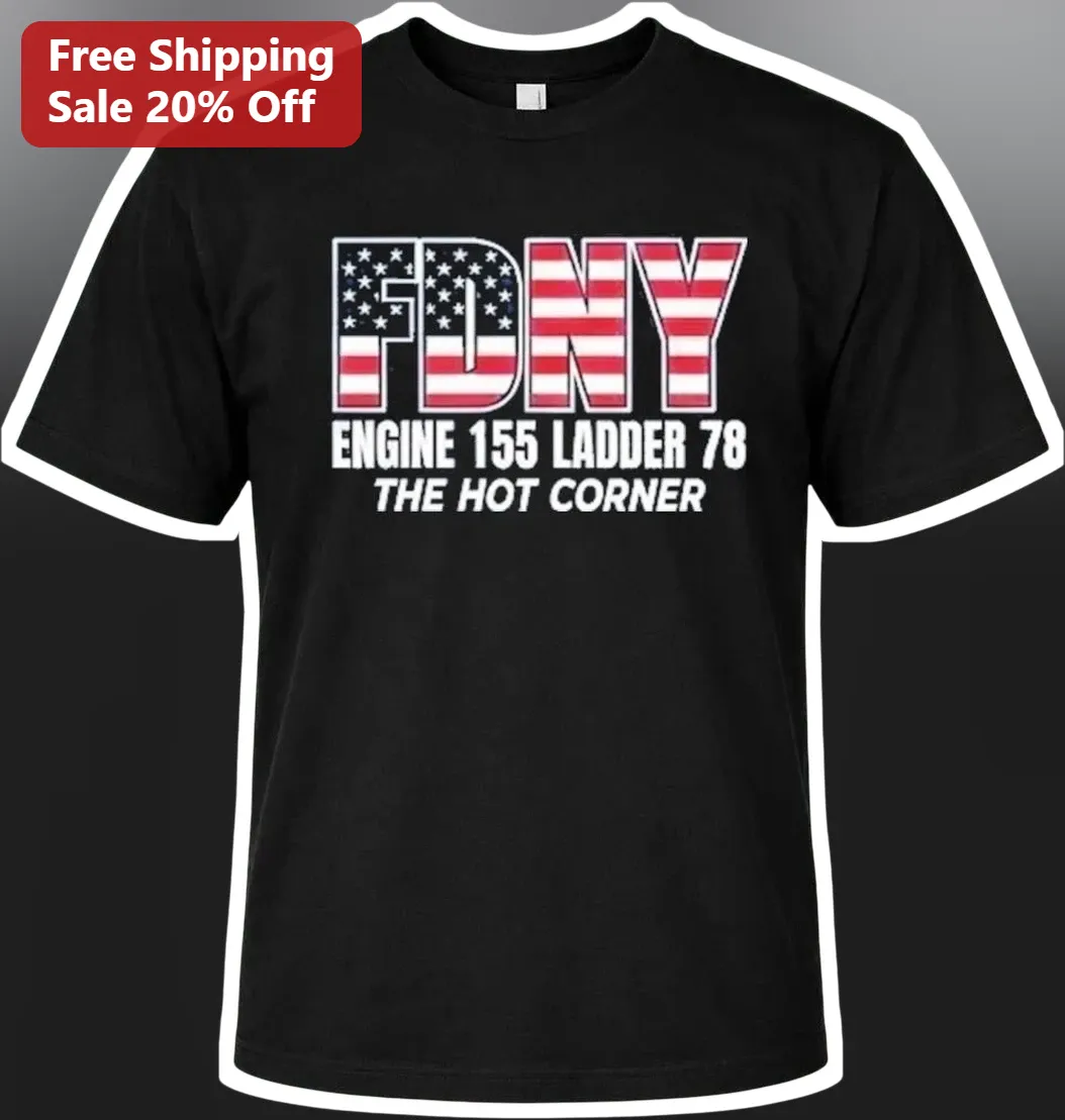 FDNY Engine Ladder 78 The Hot Corner Tee New Brighton Staten Island Firefighter Gift