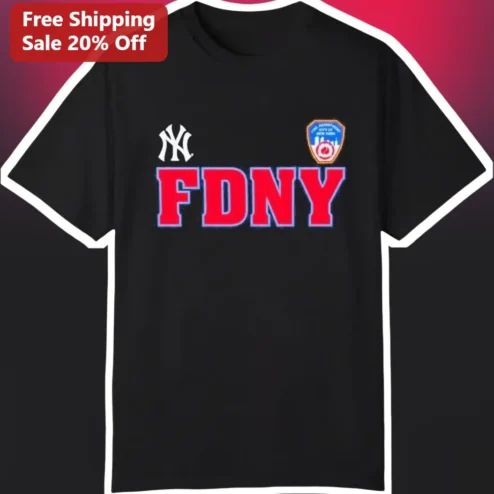 FDNY New York Yankees Logo Graphic Tee for Men Women Firefighter Gift