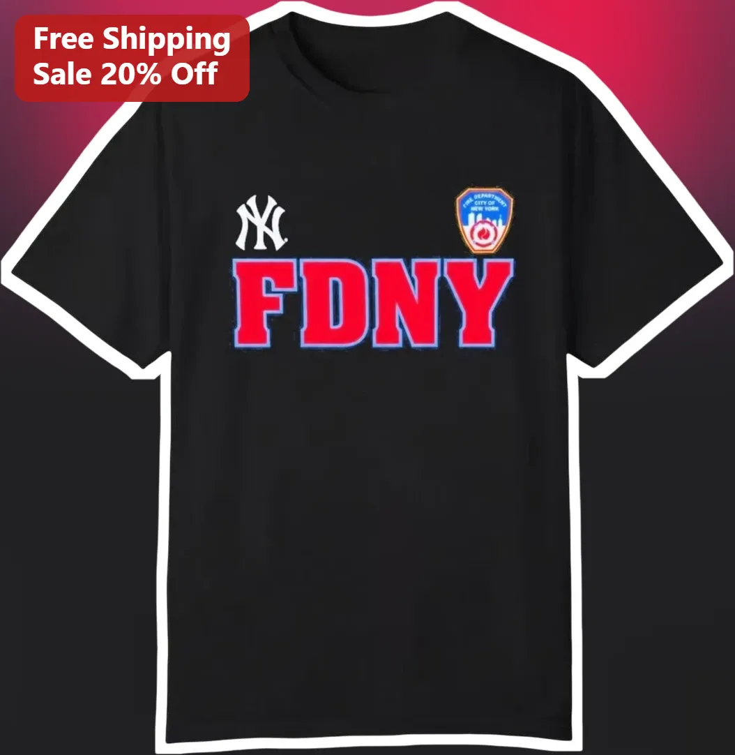 FDNY New York Yankees Logo Graphic Tee for Men Women Firefighter Gift