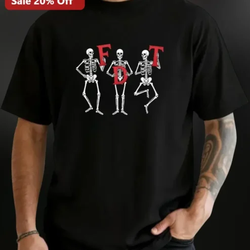 FDT Foxtrot Delta Tango Skeleton Graphic Tee