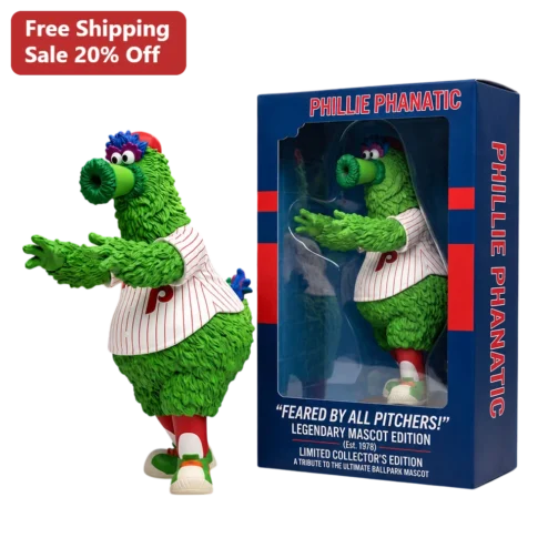 Feared By All Pitchers! Phillie Phanatic Action Figure MLB Baseball Collectible Gift