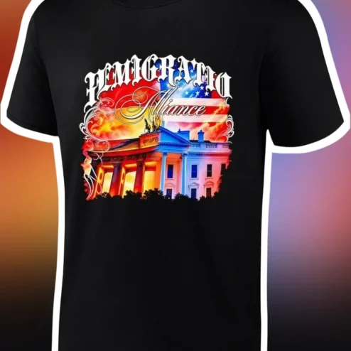 FEMIGRATIO Alliance Tee Conservative Women Patriotic Political Graphic Shirt